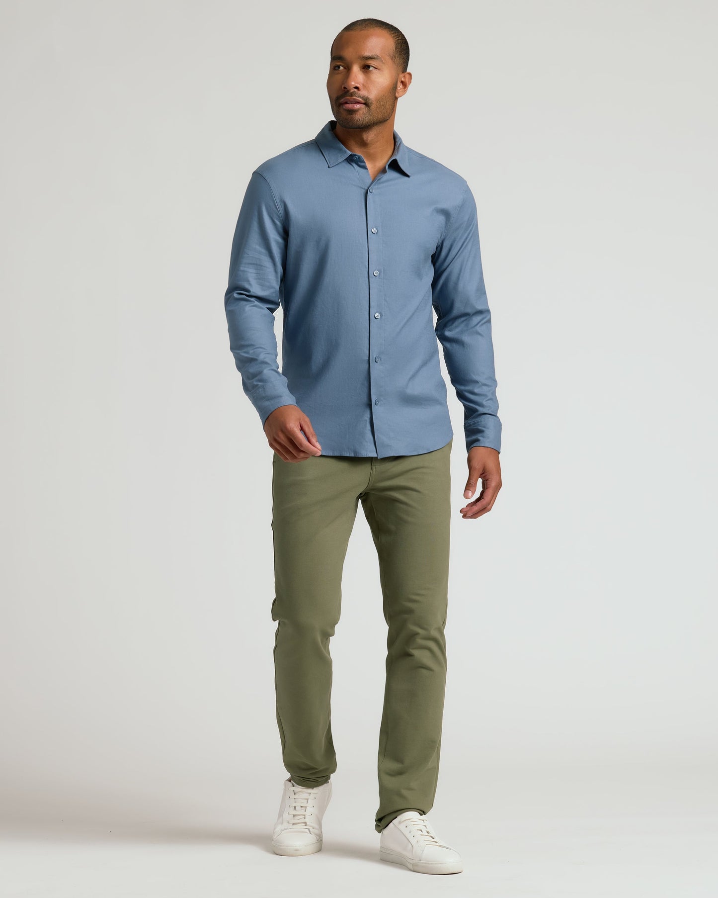 Fiord Long Sleeve Linen Shirt