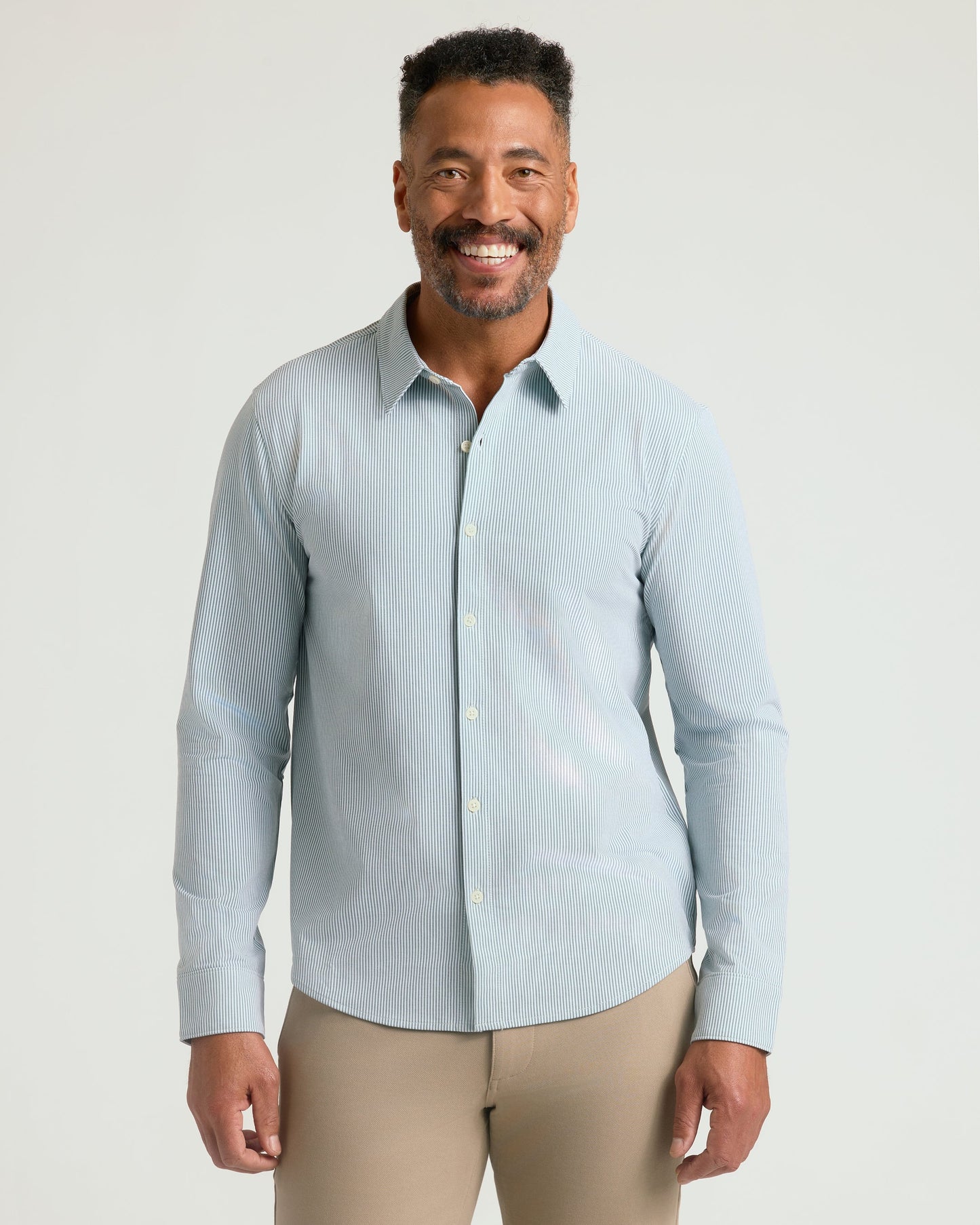 Long Sleeve Stretch Oxford 2-Pack