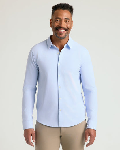 Long Sleeve Stretch Oxford 3-Pack