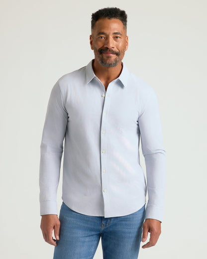 Long Sleeve Stretch Oxford 2-Pack