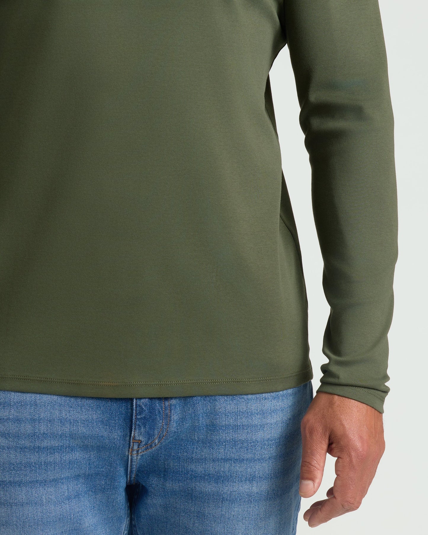 Grove Premium Pima Long Sleeve Crew