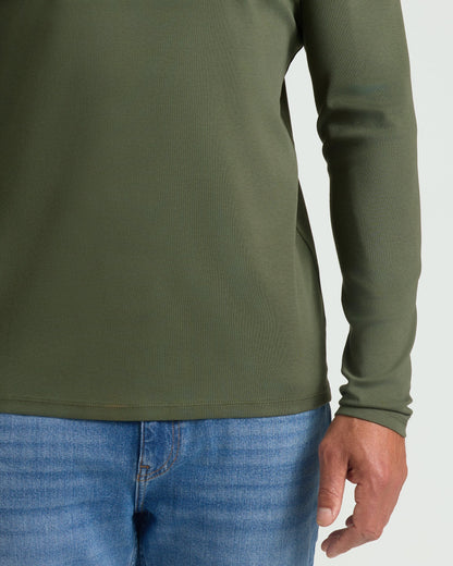 Grove Premium Pima Long Sleeve Crew