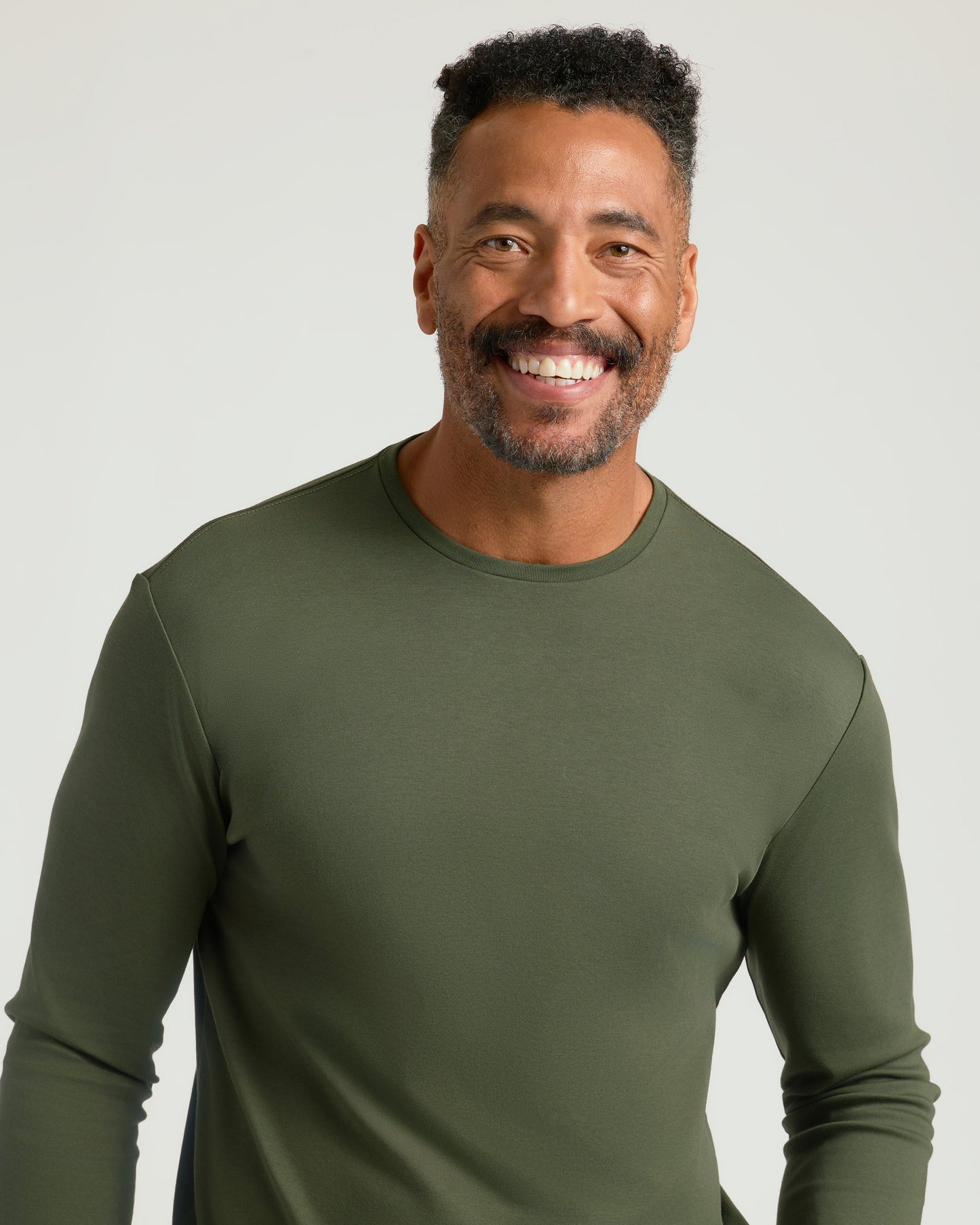 Grove Premium Pima Long Sleeve Crew