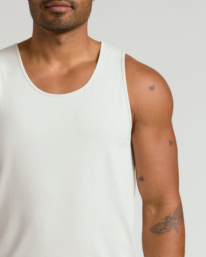 Dove Sleeveless Active Mesh Tank