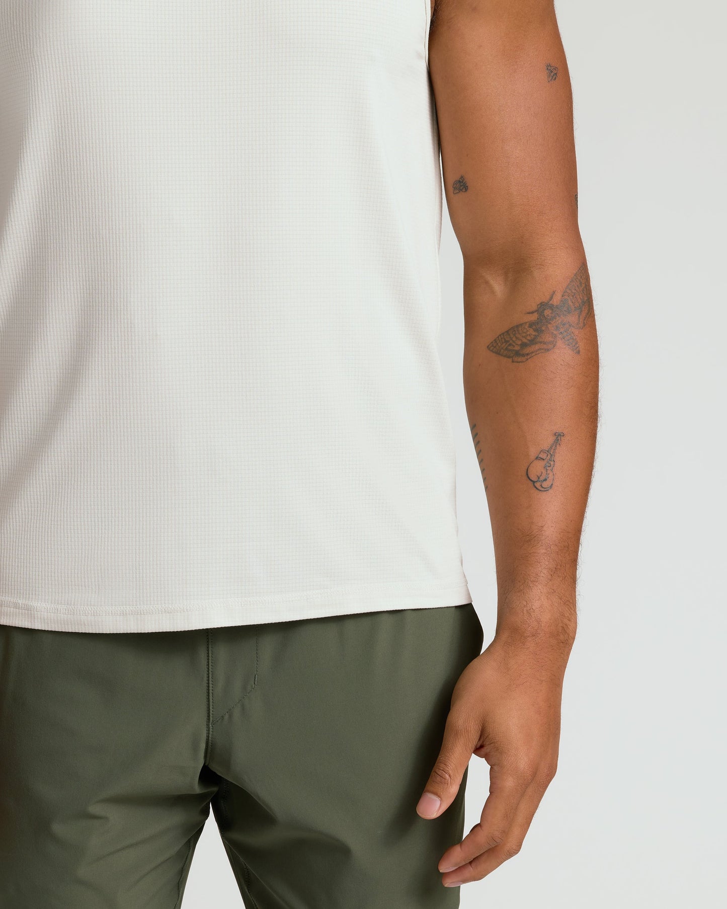 Dove Sleeveless Active Mesh Tank