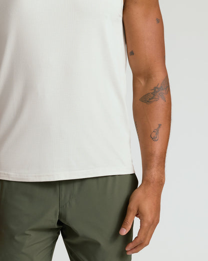 Dove Sleeveless Active Mesh Tank