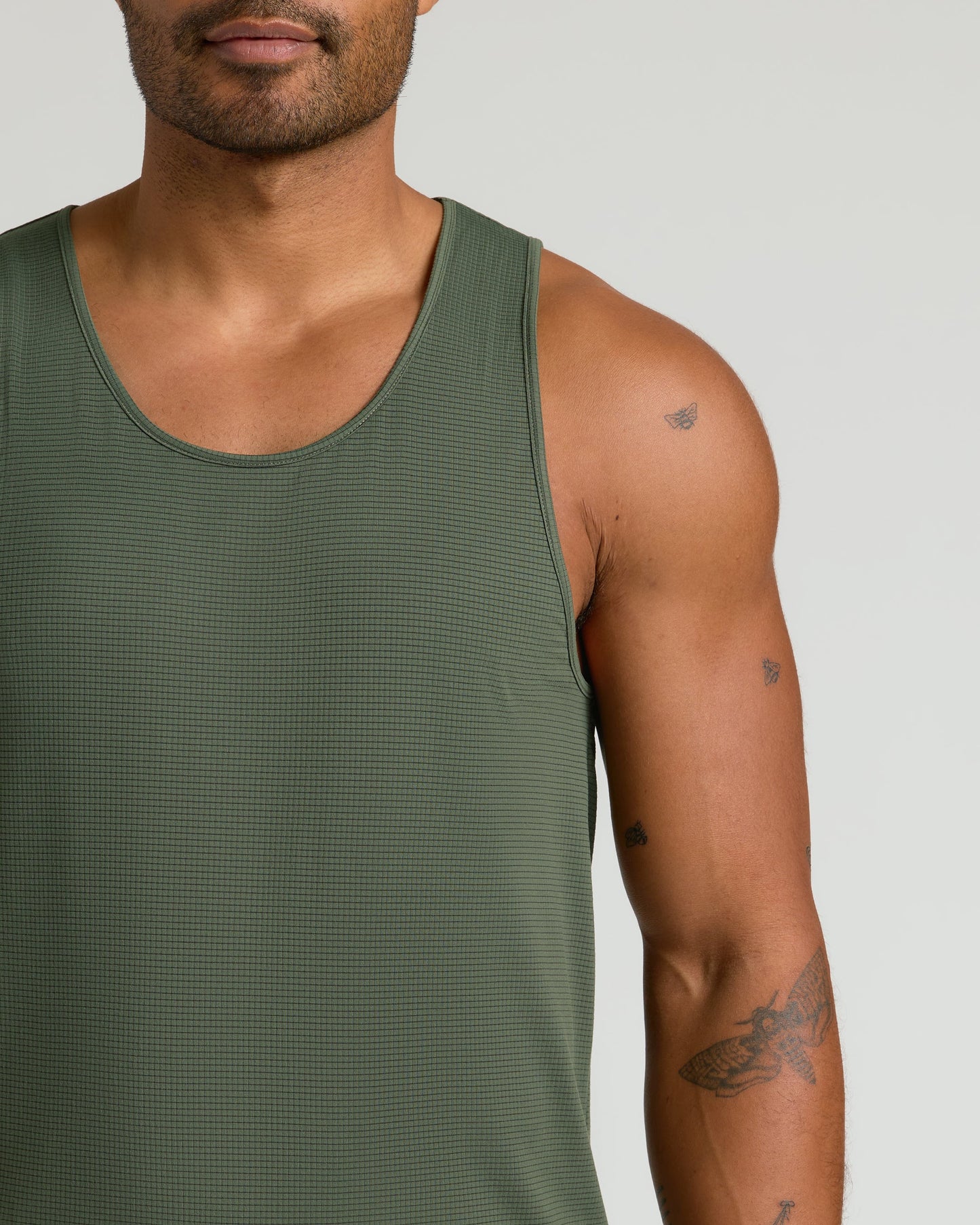 Kelp Sleeveless Active Mesh Tank