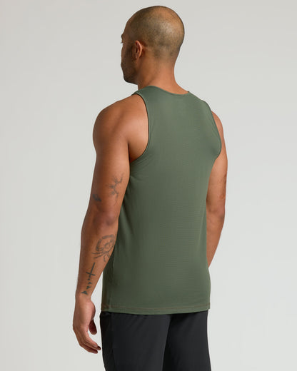 Kelp Sleeveless Active Mesh Tank
