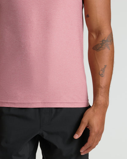 Quartz Rose Sleeveless Active Muscle Tee