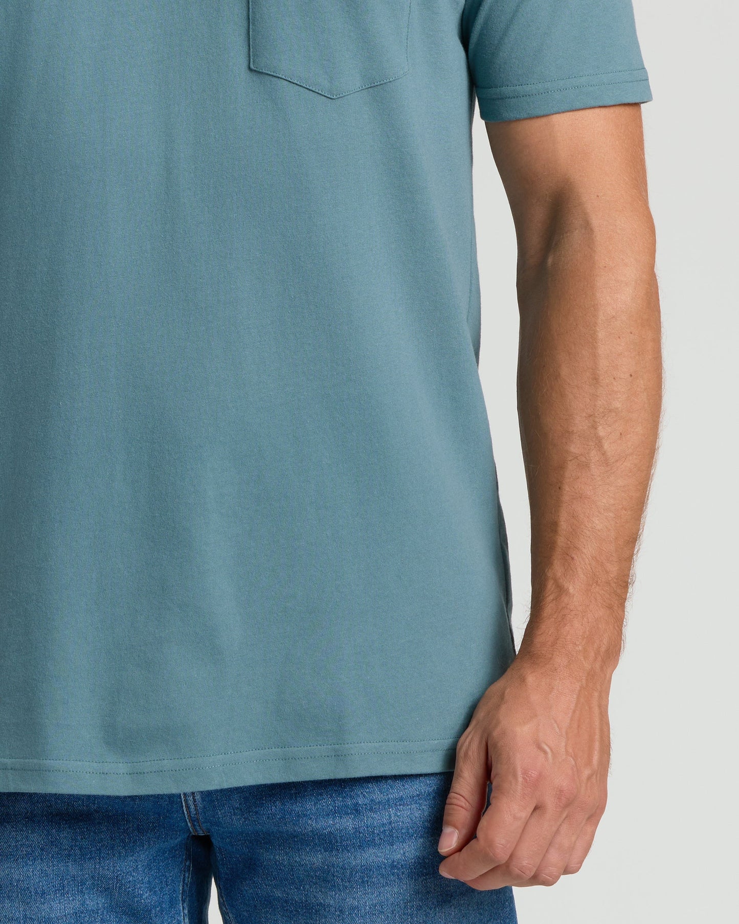 Ashblue Pocket Crew Tee