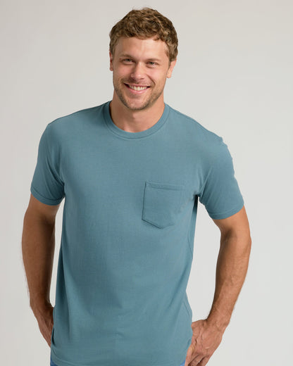 Ashblue Pocket Crew Tee