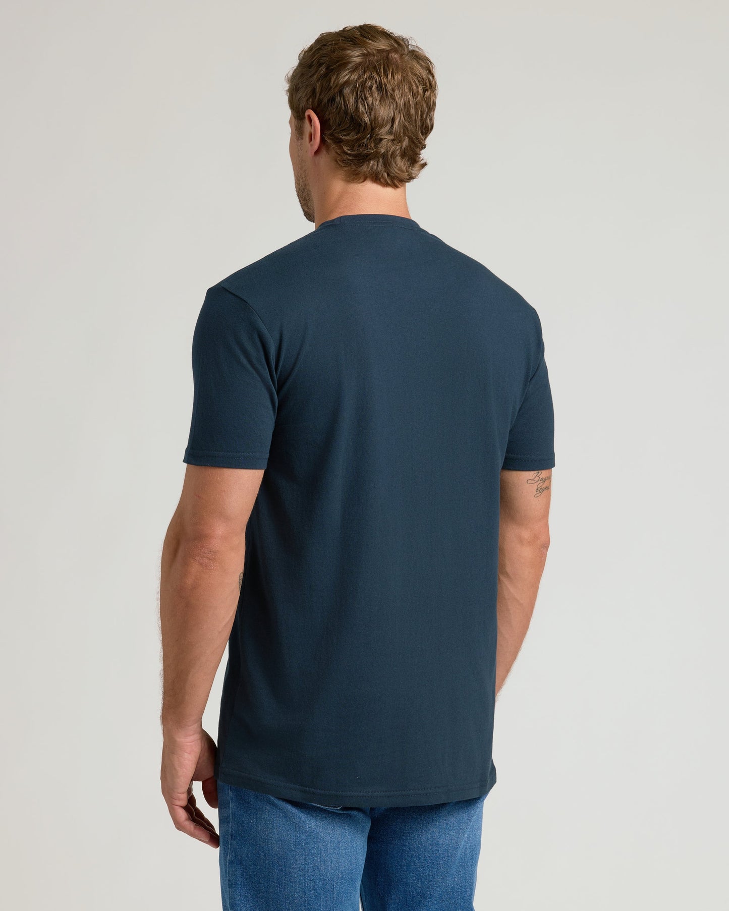 Navy Pocket Crew Tee