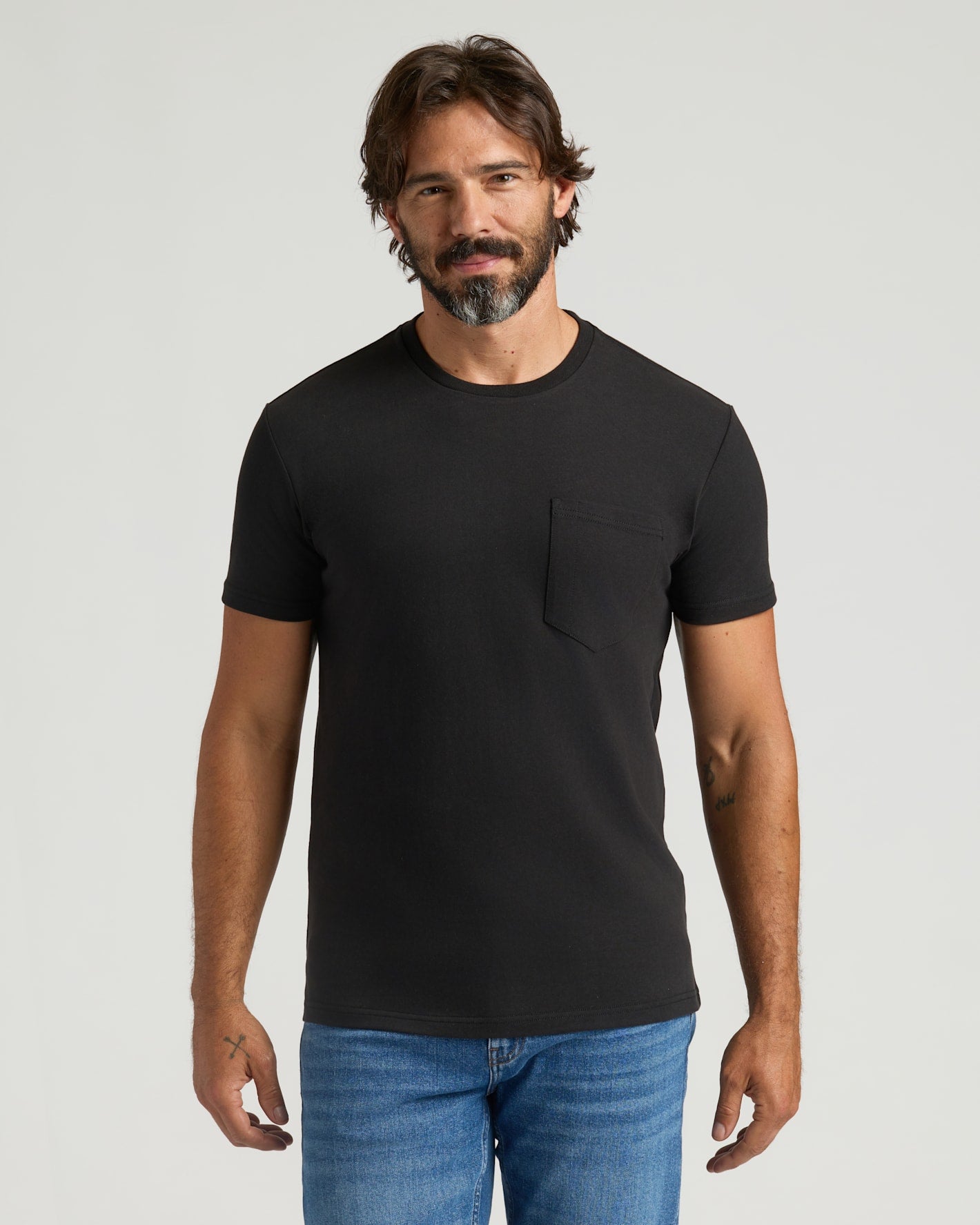 Black Heavyweight Pocket Crew