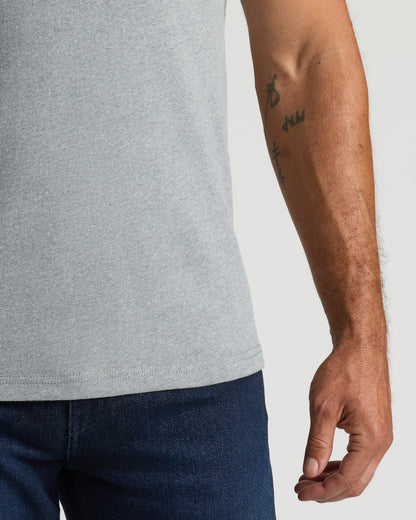 Heather Gray Heavyweight Pocket Crew