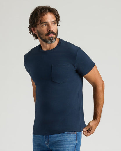 Navy Heavyweight Pocket Crew