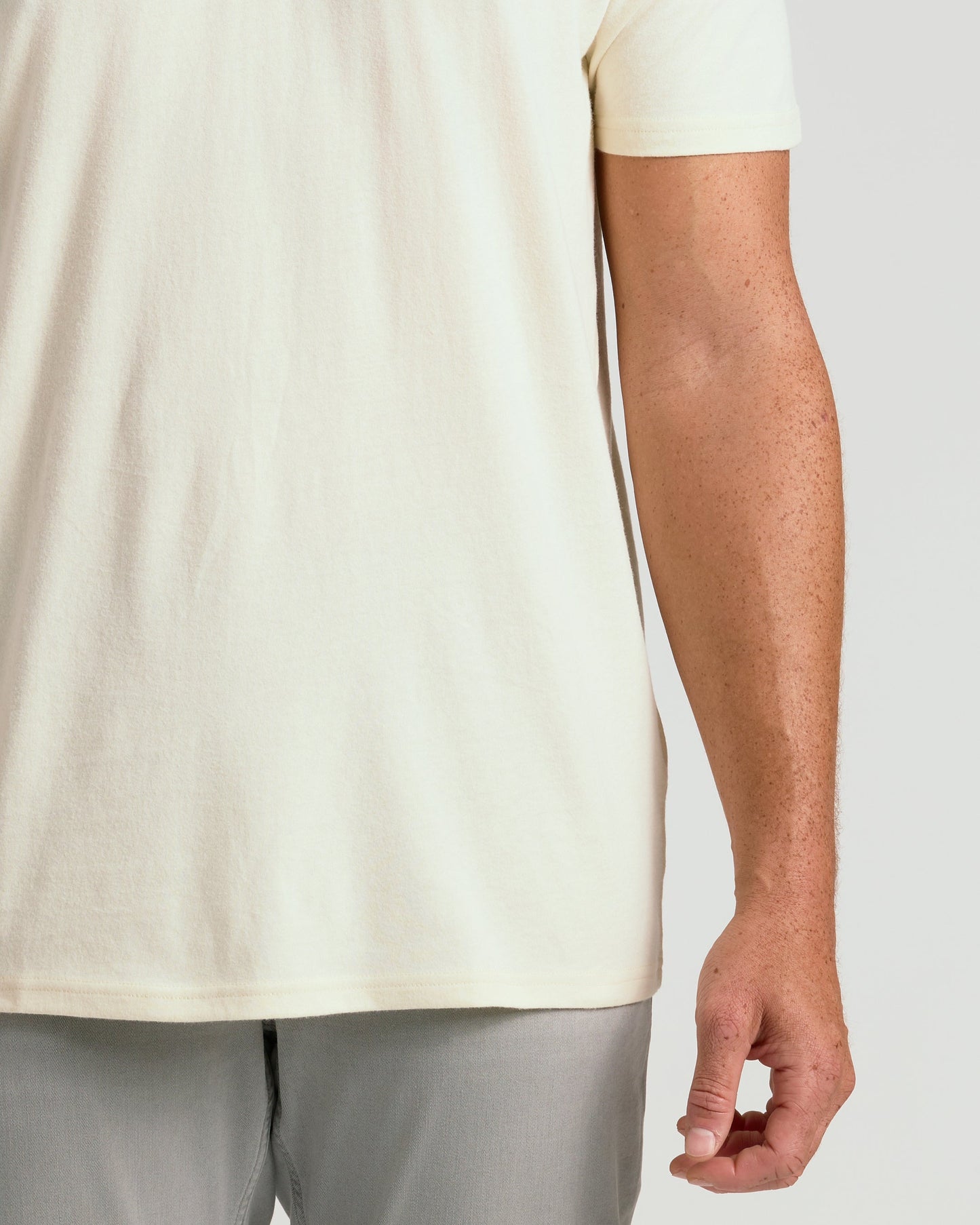 Alabaster Tall Straight Hem Crew Neck T-Shirt