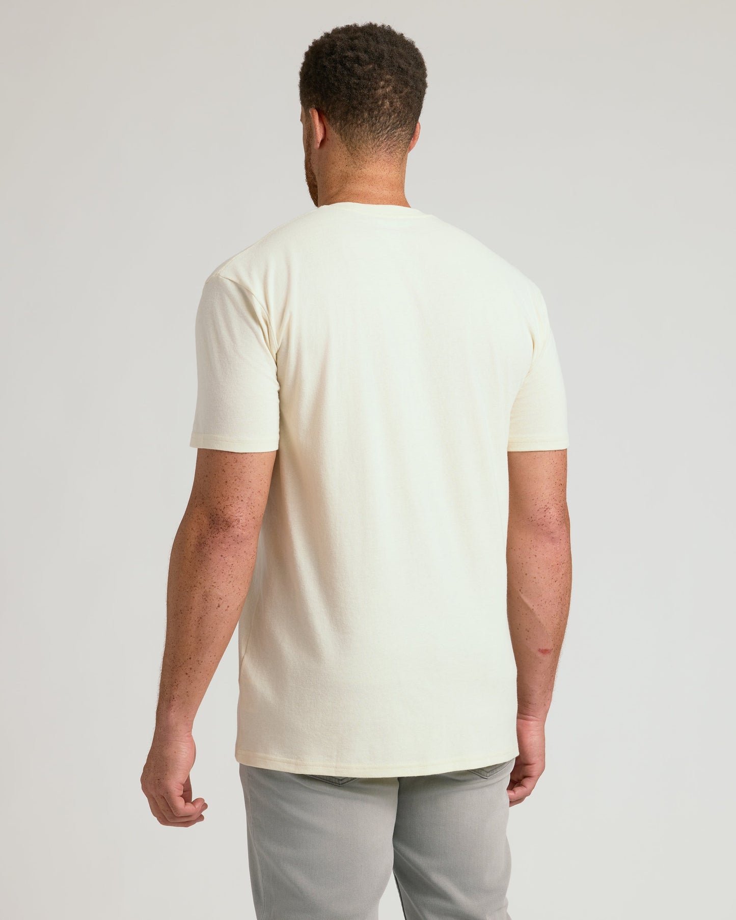 Alabaster Tall Straight Hem Crew Neck T-Shirt