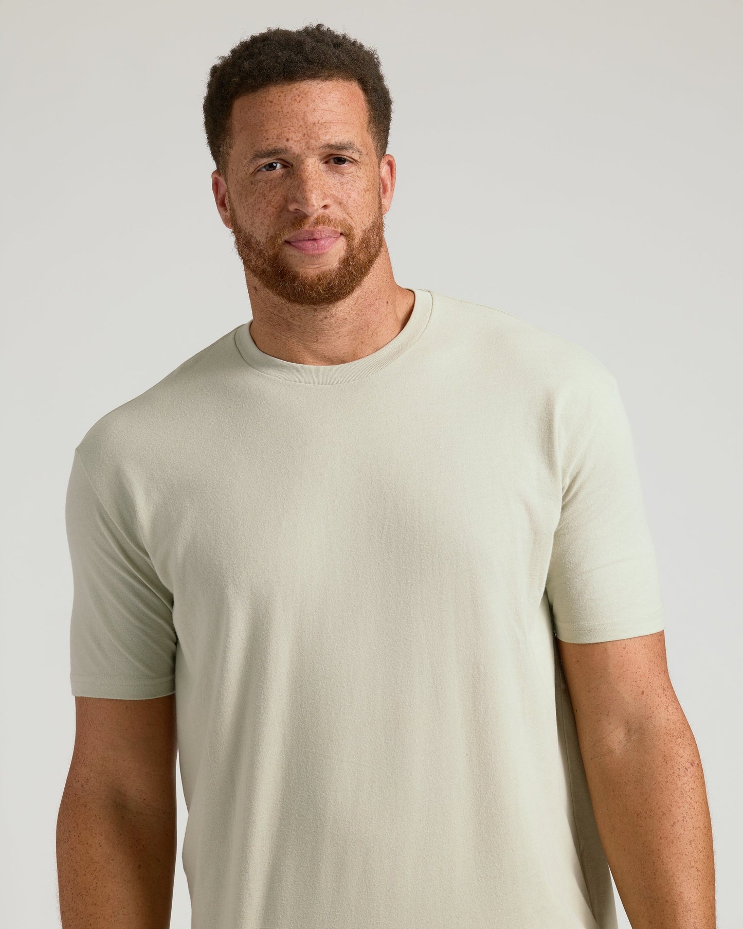 Dark Heather Graystone Tall Straight Hem Crew Neck T-Shirt