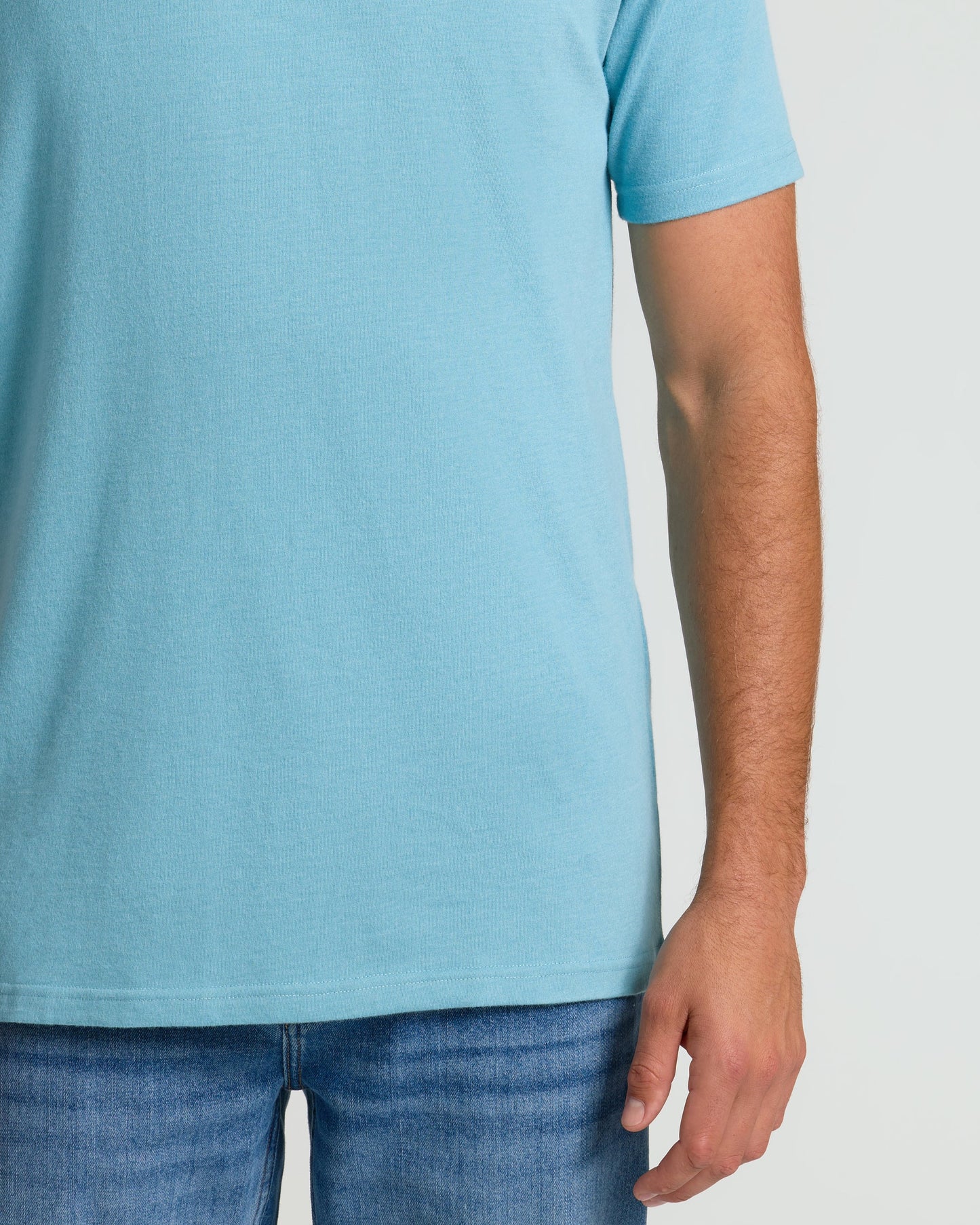 Heather Voyager Tall Straight Hem Crew Neck T-Shirt