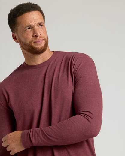 Dark Heather Clovewood Tall Long Sleeve T-Shirt