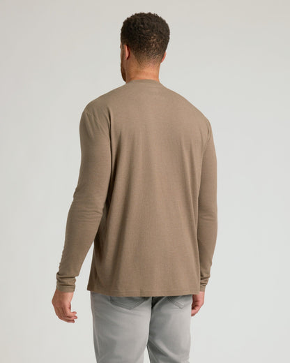 Dark Heather Sagewood Tall Long Sleeve T-Shirt