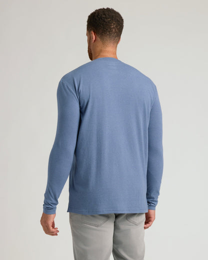 Dark Heather Vintage Navy Tall Long Sleeve T-Shirt