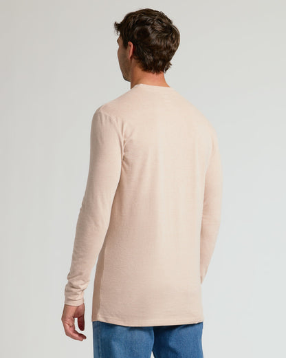 Heather Camel Tall Long Sleeve T-Shirt