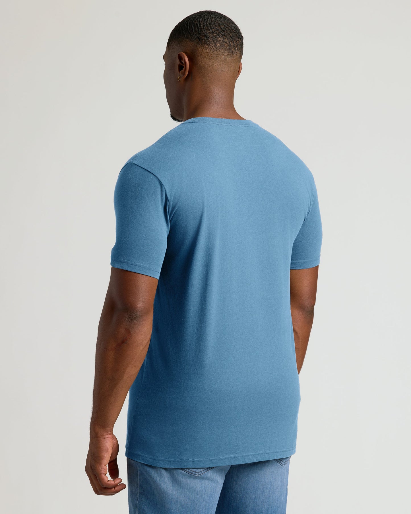 Indigo Tall Short Sleeve Classic V-Neck