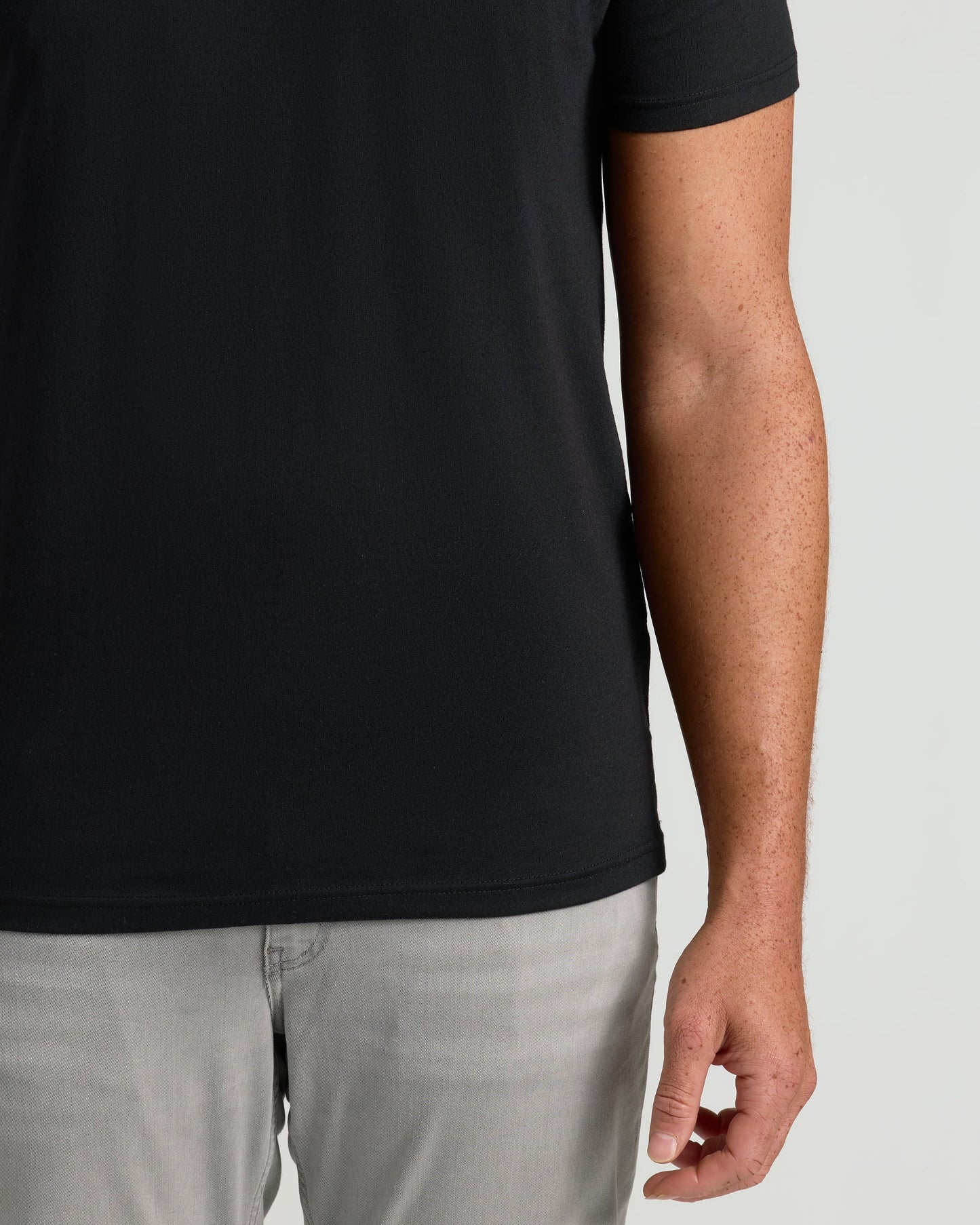 Black Short Sleeve Tall Classic V-Neck 3-Pack