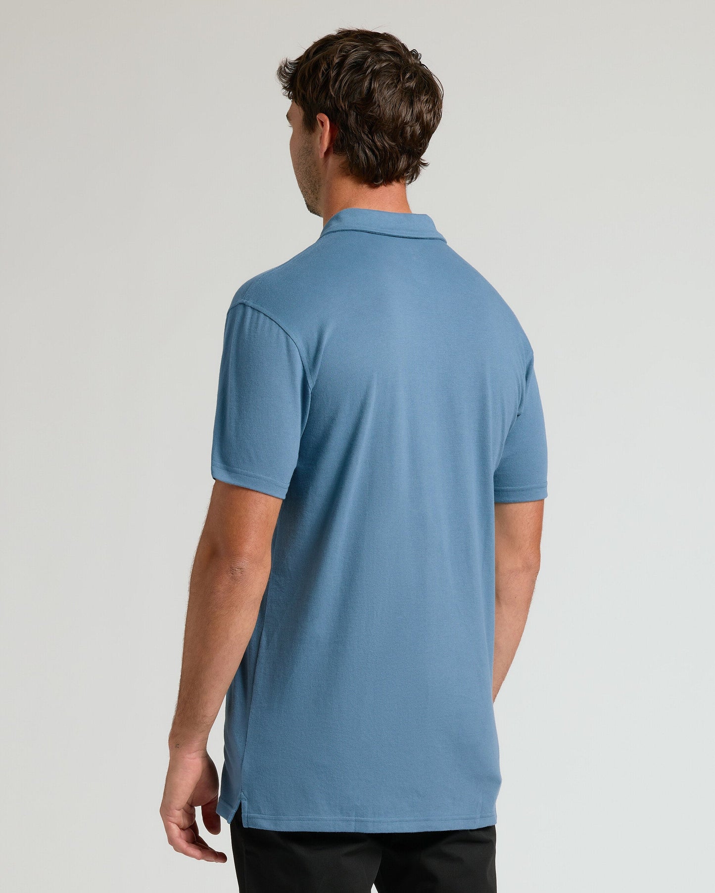 Indigo Short Sleeve Tall Polo