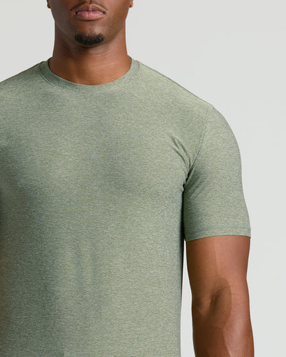 Heather Juniper Tall Active Crew Neck 2.0