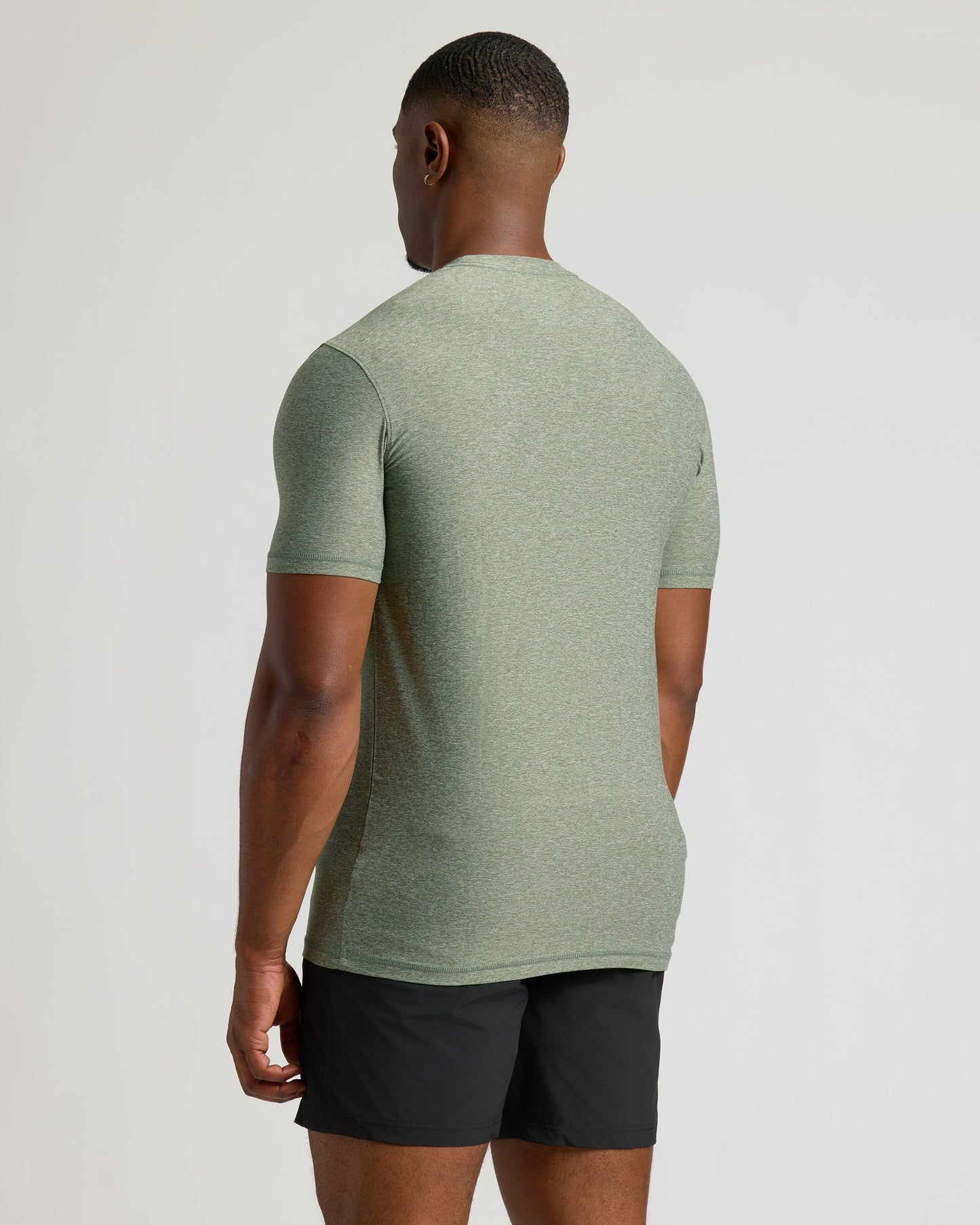 Heather Juniper Tall Active Crew Neck 2.0