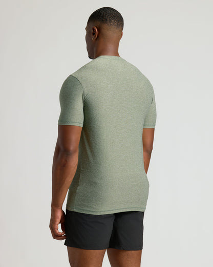 Heather Juniper Tall Active Crew Neck 2.0