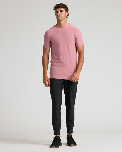 Quartz Rose Tall Active Crew Neck 2.0