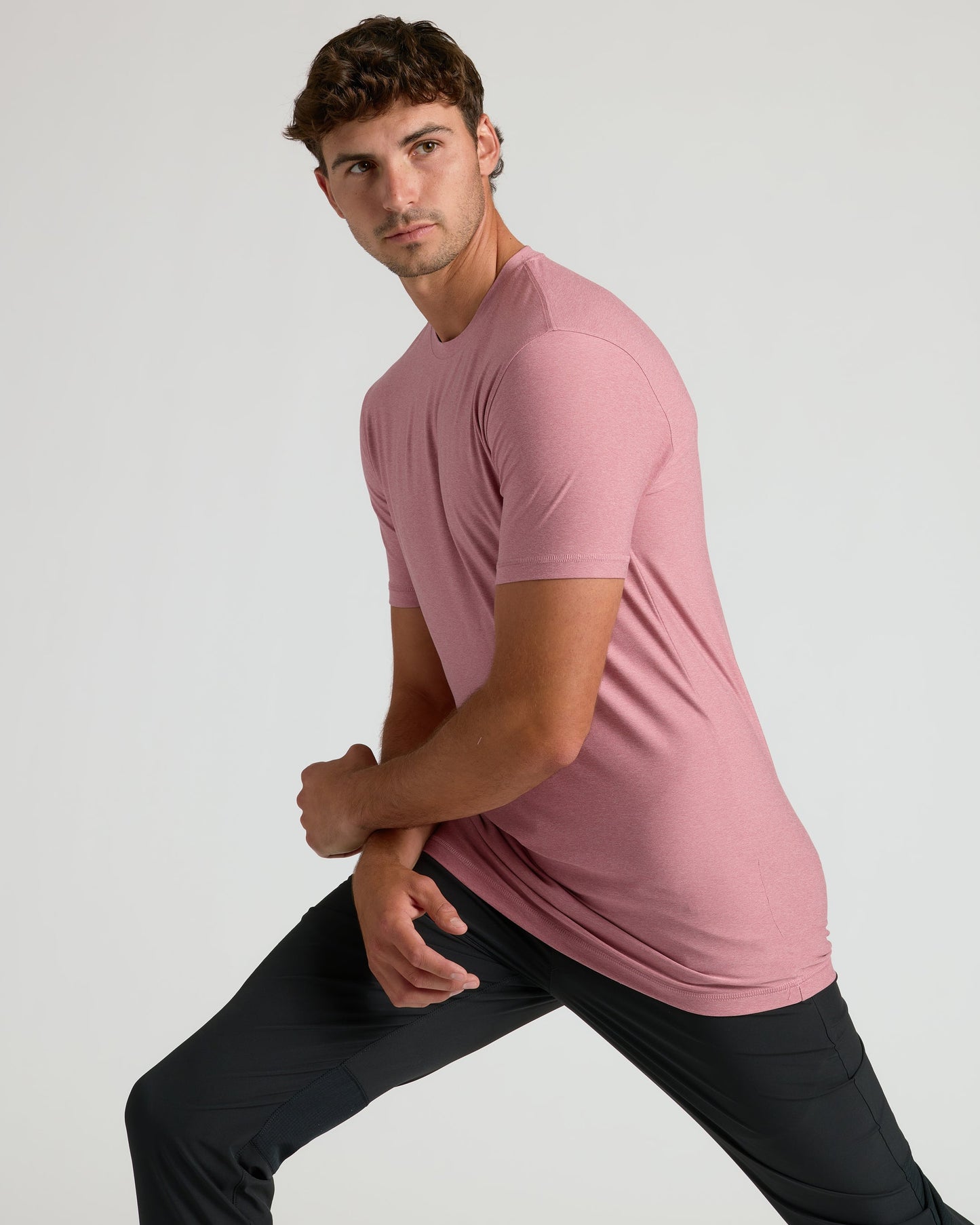 Quartz Rose Tall Active Crew Neck 2.0