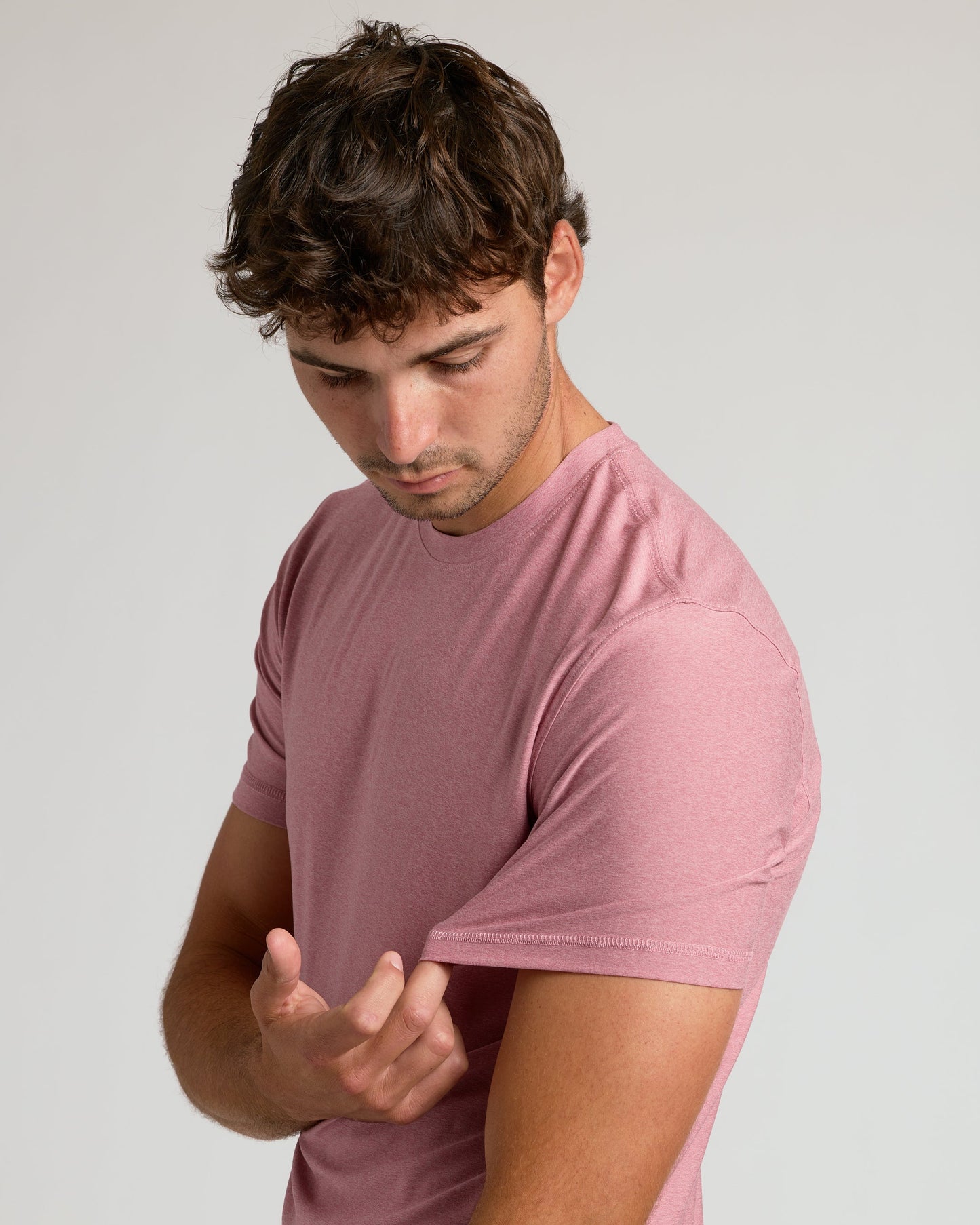 Quartz Rose Tall Active Crew Neck 2.0