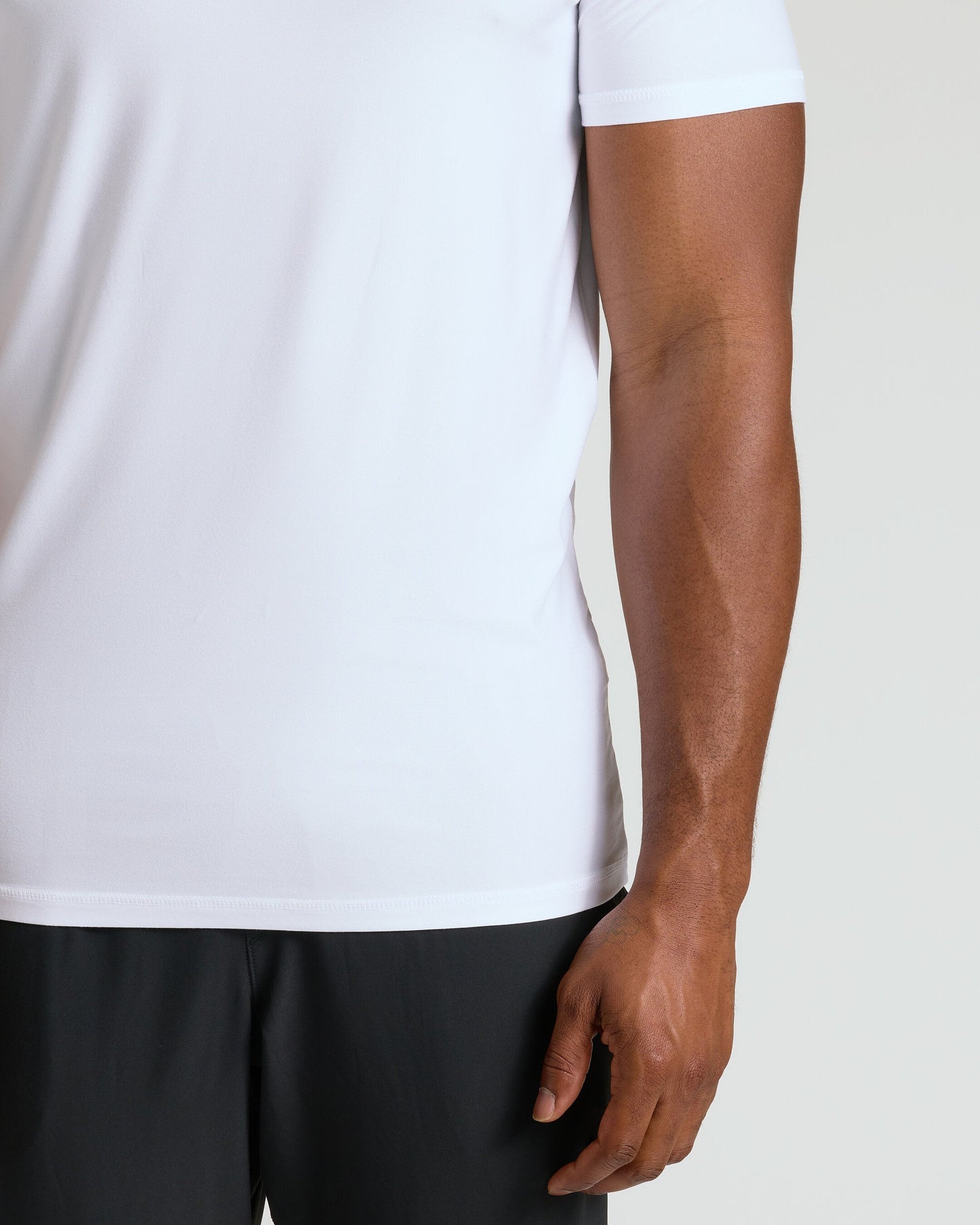 White Tall Active Crew Neck 2.0