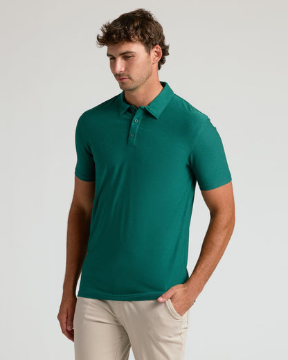 Clover Short Sleeve Tall Active Polo
