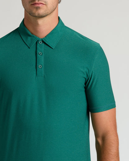 Clover Short Sleeve Tall Active Polo
