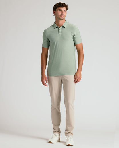 Lichen Short Sleeve Tall Active Polo