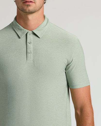 Lichen Short Sleeve Tall Active Polo
