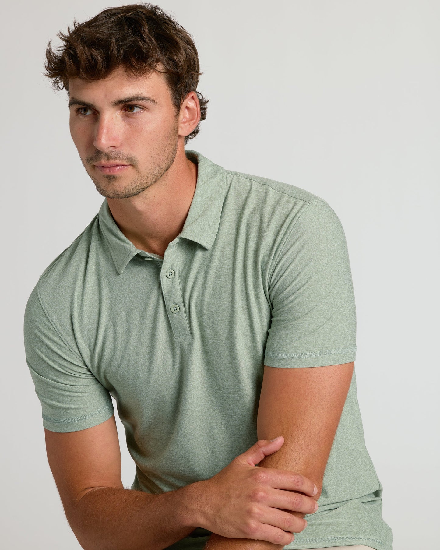 Lichen Short Sleeve Tall Active Polo