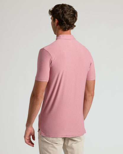 Quartz Rose Short Sleeve Tall Active Polo