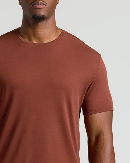 Chestnut Tall Premium Pima Crew Neck