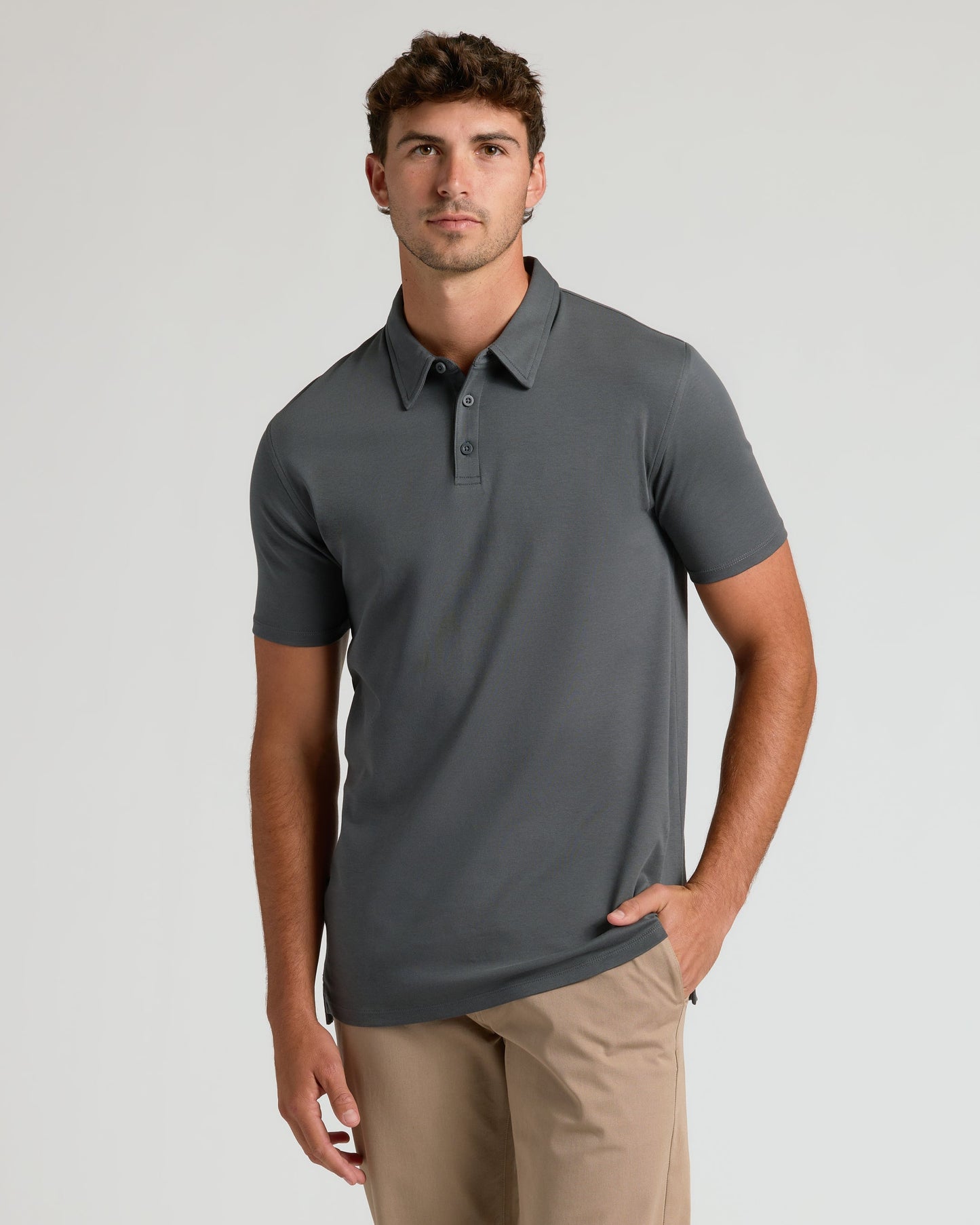 Carbon & Tempest Tall Premium Pima Polo 2-Pack