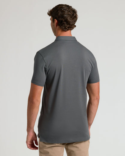 Carbon Tall Premium Pima Polo
