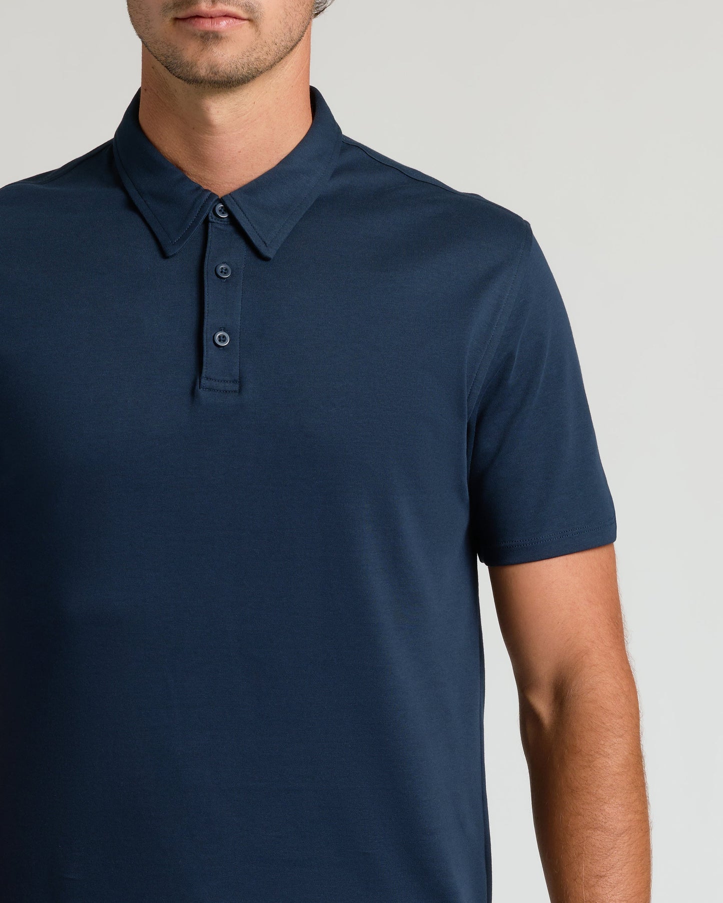 Navy Tall Premium Pima Polo