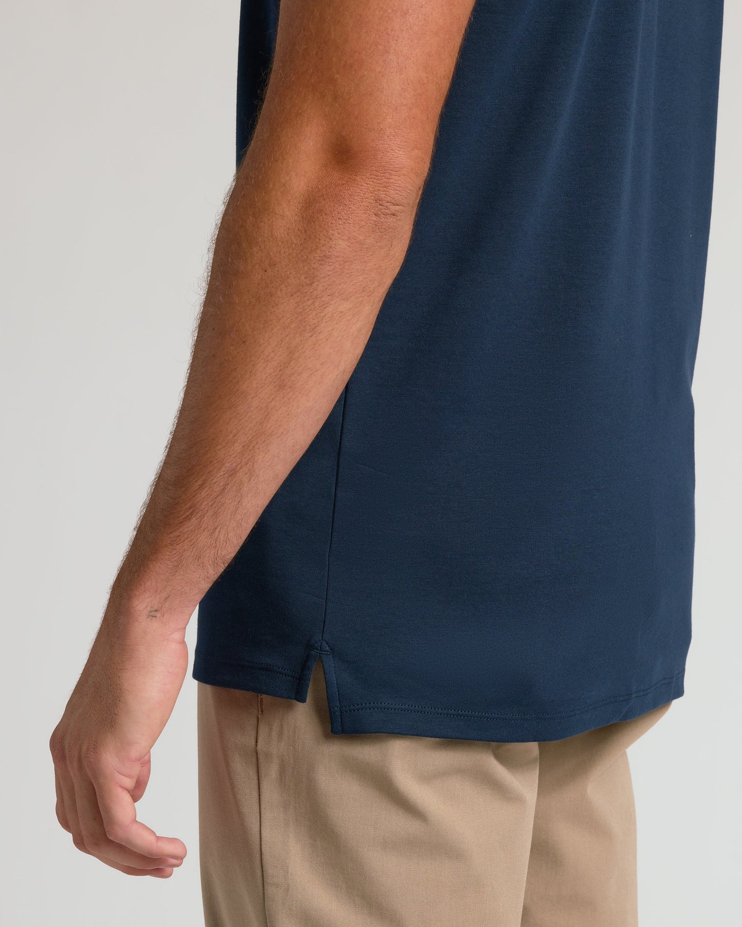 Navy Tall Premium Pima Polo