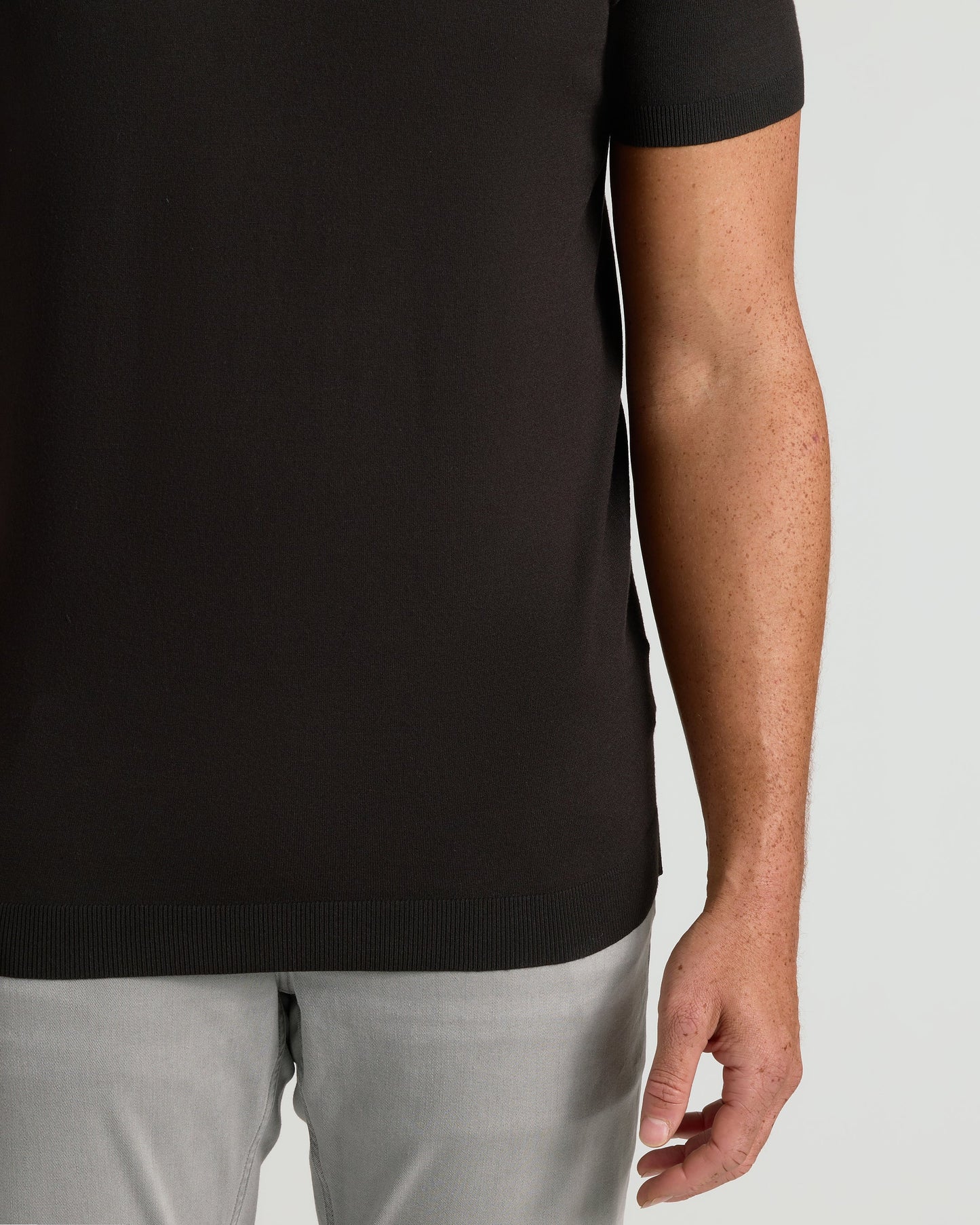 Black Tall Dressy Polo 6-Pack