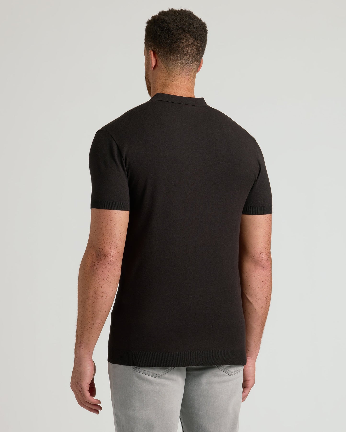 Black Tall Dressy Polo 3-Pack